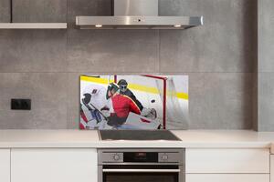 Pannello paraschizzi cucina Obiettivo dell'hockey 125x50 cm