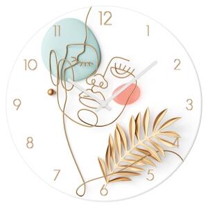 Orologio da parete in vetro ø 30 cm Feminine line - Styler