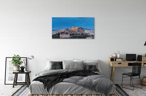 Quadro su tela Panorama della Grecia di Atene 100x50 cm