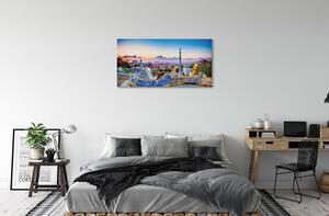 Quadro su tela Panorama della Spagna della città 100x50 cm