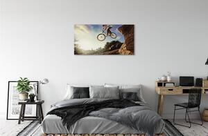 Quadro su tela Nuvole di mountain bike cielo 100x50 cm