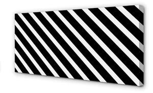 Quadro su tela Strisce zebra 100x50 cm