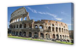 Stampa quadro su tela Roma Colosseo 100x50 cm