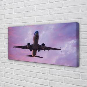 Stampa quadro su tela Piano cielo delle nuvole 125x50 cm