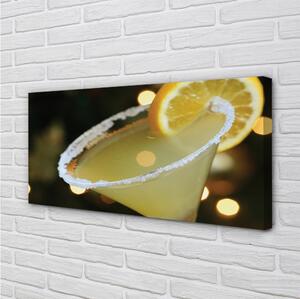 Quadro su tela Cocktail al limone 100x50 cm