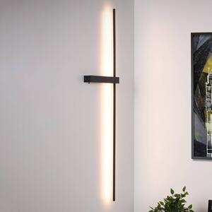 Lucide Applique a LED Segin, altezza 90 cm, 10W, nero, alluminio