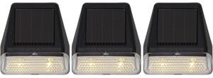 Set di 3 applique solari a LED Wally, altezza 7,5 cm Wall Mini - Star Trading