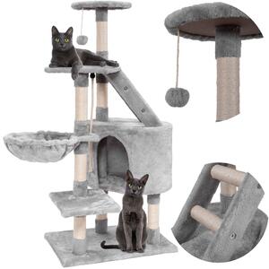 Tiragraffi per gatti - grigio 120 cm x 80 cm x 55 cm