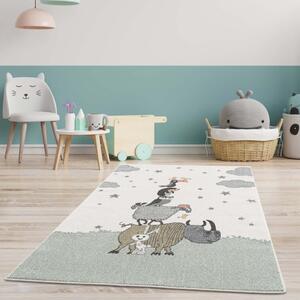 Simpatico tappeto da gioco per bambini con animali Larghezza: 80 cm | Lunghezza: 150 cm