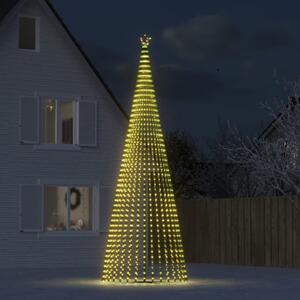Illuminazione Albero Natale a Cono 1544LED Bianco Caldo 500cm
