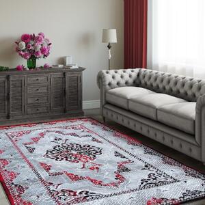 Elegante tappeto rosso in stile vintage Larghezza: 80 cm | Lunghezza: 150 cm