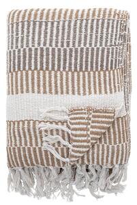 Coperta di colore naturale in cotone riciclato 130x160 cm Isnel – Bloomingville