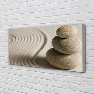 Stampa quadro su tela Struttura di sabbia di pietra 100x50 cm