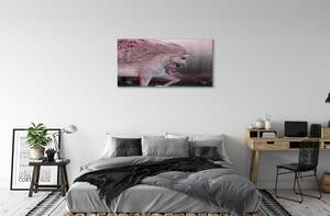 Quadro su tela Lago dell'albero unicorno 100x50 cm