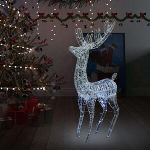 Renne di Natale XXL in Acrilico 250 LED 2pz 180cm Bianco Freddo