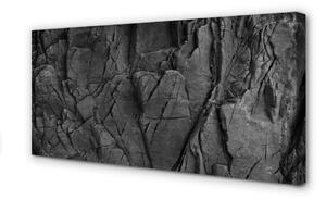 Quadro su tela Astrazione della struttura in pietra 100x50 cm