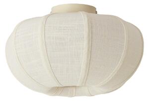 Plafoniera color crema con paralume in tessuto ø 30 cm Zosia – Light & Living