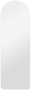 HOMCOM Specchio da Parete ad Arco con Illuminazione LED Regolabile e Controllo Touch, in Vetro Temperato, 40x3x120 cm