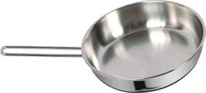 Metalsomma Padella Induzione in Acciaio Inox 18/10 con Triplo Fondo Superthermical 28 cm con 1 Manico - 201/28 Dune