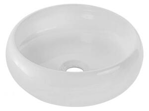 Lavabo in Vetroceramica WIKI, bianco, 36 cm