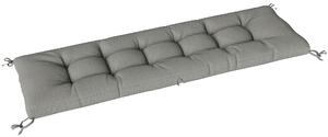 Outsunny Cuscino Poltrona Patio con Cinghie, Grigio Chiaro | Aosom Italy