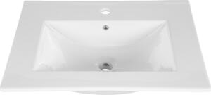Lavabo da incasso in Vetroceramica LAVA 60 cm