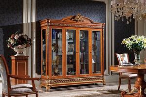 Vetrina Vetrinetta Vetrinette Soggiorno Vetrinette Design Barocco Rococò XXL Nuovo