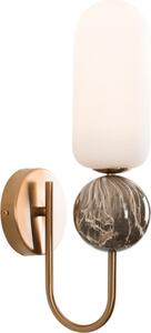 Applique ROMA oro spazzolato 1xG9x12W metallo, dimensioni: 42x19x12 cm, IP20, Maxlight
