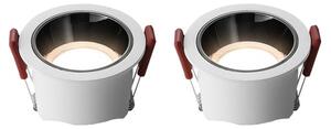 INF 2 Pezzi Faretto LED da Incasso 10W, 75mm, 4000K Bianco Naturale, Antiriflesso