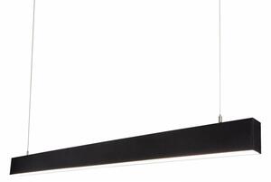 Lampada Lineare LED a Sospensione 42W 120cm, Nero, chip SAMSUNG LED Colore Bianco Naturale 4.000K