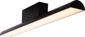 Applique a LED TAMPA nera 6W, bianco caldo, 1020 lm, metallo, dimensioni: 8,3 x 60 x 6 cm, IP44, Maxlight