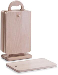 Set di taglieri in legno Azomor con supporto per la cucina e la colazione