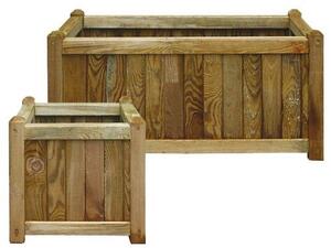 Fioriera in legno impregnata autoclavata LASA - 40x40xH40 cm