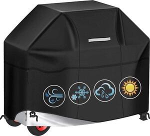 Copertura per barbecue a gas 210D, resistente alle intemperie e all'abrasione, 145x61x112 cm, per esterni