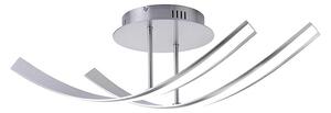 Lampada da soffitto a LED Paul Neuhaus, argento, dimmerabile, 1700 lm