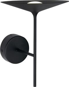 Applique a LED HANA nera 6W, bianco caldo, 540 lm, alluminio, dimensioni: 21,2 x 17,5 x 21,8 cm, IP20, Maxlight