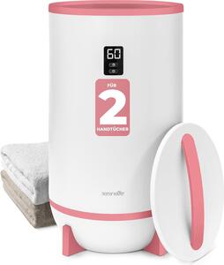 SereneLife Secchiello elettrico per asciugamani, scaldasalviette con timer, riscaldamento portatile per bagno, hotel, spa e benessere con sistema automatico