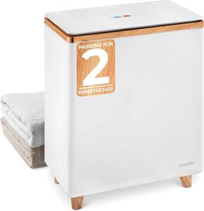 SereneLife Scaldasalviette elettrico, Scaldasalviette a risparmio energetico come organizer in bagno, Scaldasalviette di grande capacità