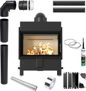 Camino KRATKI LUCY 14 kW Ø200 Ecodesign Set di tubi Luft