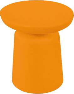 Tavolo, Sgabello Multiuso In Polietilene Modello JOY Dimensioni 38x38x h 40 cm Per arredare al meglio uno spazio in giardino o a bordo piscina uso interno esterno colore Ocra
