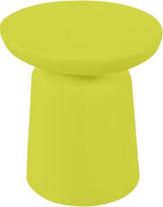 Tavolo, Sgabello Multiuso In Polietilene Modello JOY Dimensioni 38x38x h 40 cm Per arredare al meglio uno spazio in giardino o a bordo piscina uso interno esterno colore kiwi