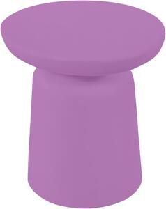Tavolo, Sgabello Multiuso In Polietilene Modello JOY Dimensioni 38x38x h 40 cm Per arredare al meglio uno spazio in giardino o a bordo piscina uso interno esterno colore Glicine