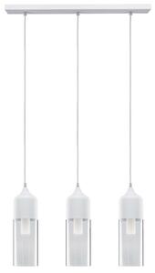 Paulmann Neordic Vanja lampada a sospensione max.3x20W E27 bianco opaco/chiaro 230V vetro/metallo