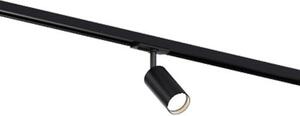 Set MRail da 2 metri diritto + 4 faretti inclusi, nero