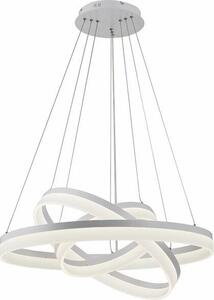 Lampadario a LED Cornelia bianco 114 W, bianco neutro, 7980 lm, acrilico, dimensioni: 120 x 80 x 80 cm, IP20, Reality