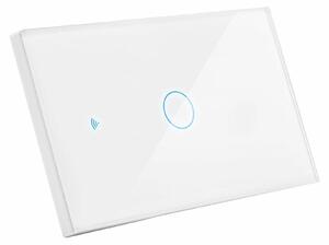 CENTURY Interruttore da incasso intelligente Simple-5A-220-240V-IP20, controllabile tramite smartphone via Wi-Fi o comando vocale. Adatto alla scatola da incasso BTICINO 503E con 3 moduli. Tuya WiFi