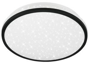 Lampada da soffitto a LED sensore di movimento decorazione a stelle 16 W nera Ø28cm Telefunken