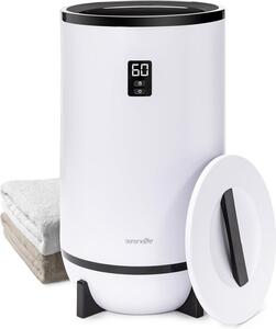 SereneLife Secchio scaldasalviette elettrico, asciugatore con timer, scaldasalviette per 2 asciugamani, risparmio energetico e mobile con protezione da surriscaldamento