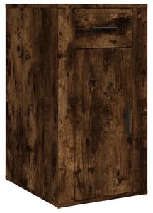 VidaXL Armadio da ufficio in rovere affumicato 40x49x75 cm Materiale ligneo