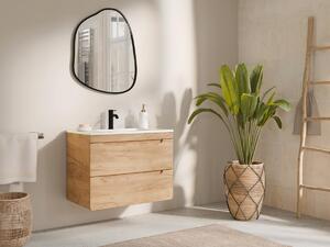 Mobile sotto lavabo sospeso 80 cm Naturale - ARUBA